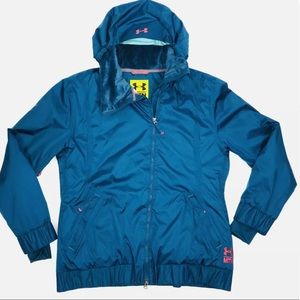 Under Armour MTN Recco Mountain Women's M Jacket Blue Teal Snowboard Ski